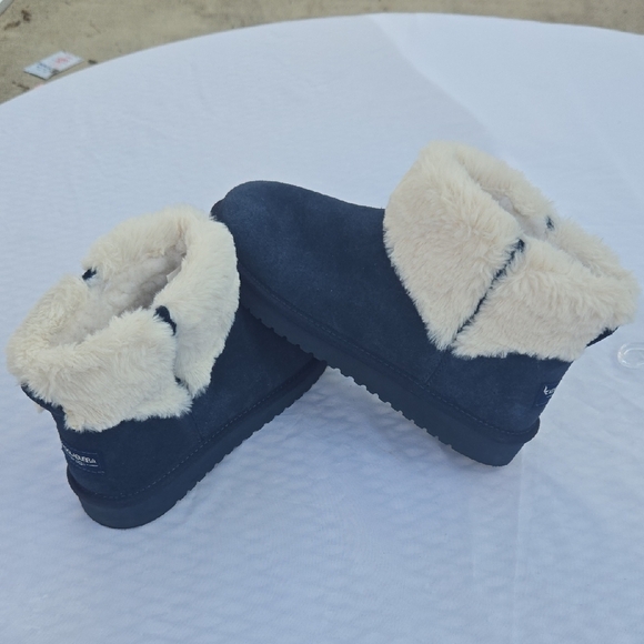 Koolaburra By Ugg Women's Navy and Cream Fur-Lined Boots - Picture 7 of 10